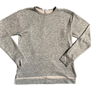 EPTM TAN/GRAY LONG SLEEVE CREWNECK SWEATER SIZE MEDIUM